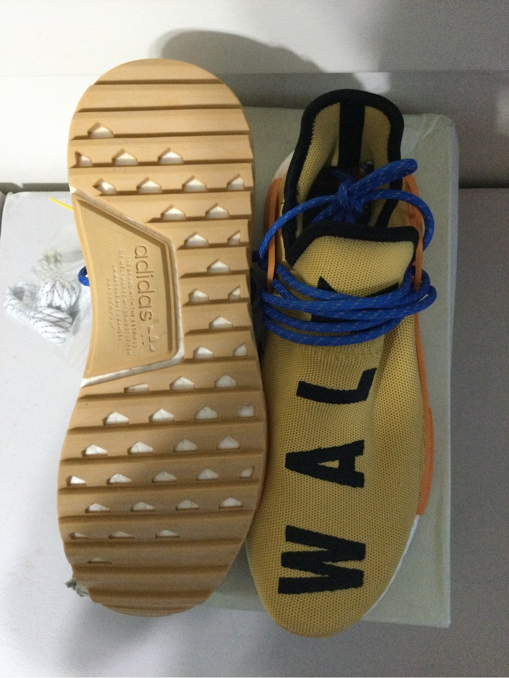adidas PW Human Race NMD mensYellow Athletic Shoes - Picture 3 of 5